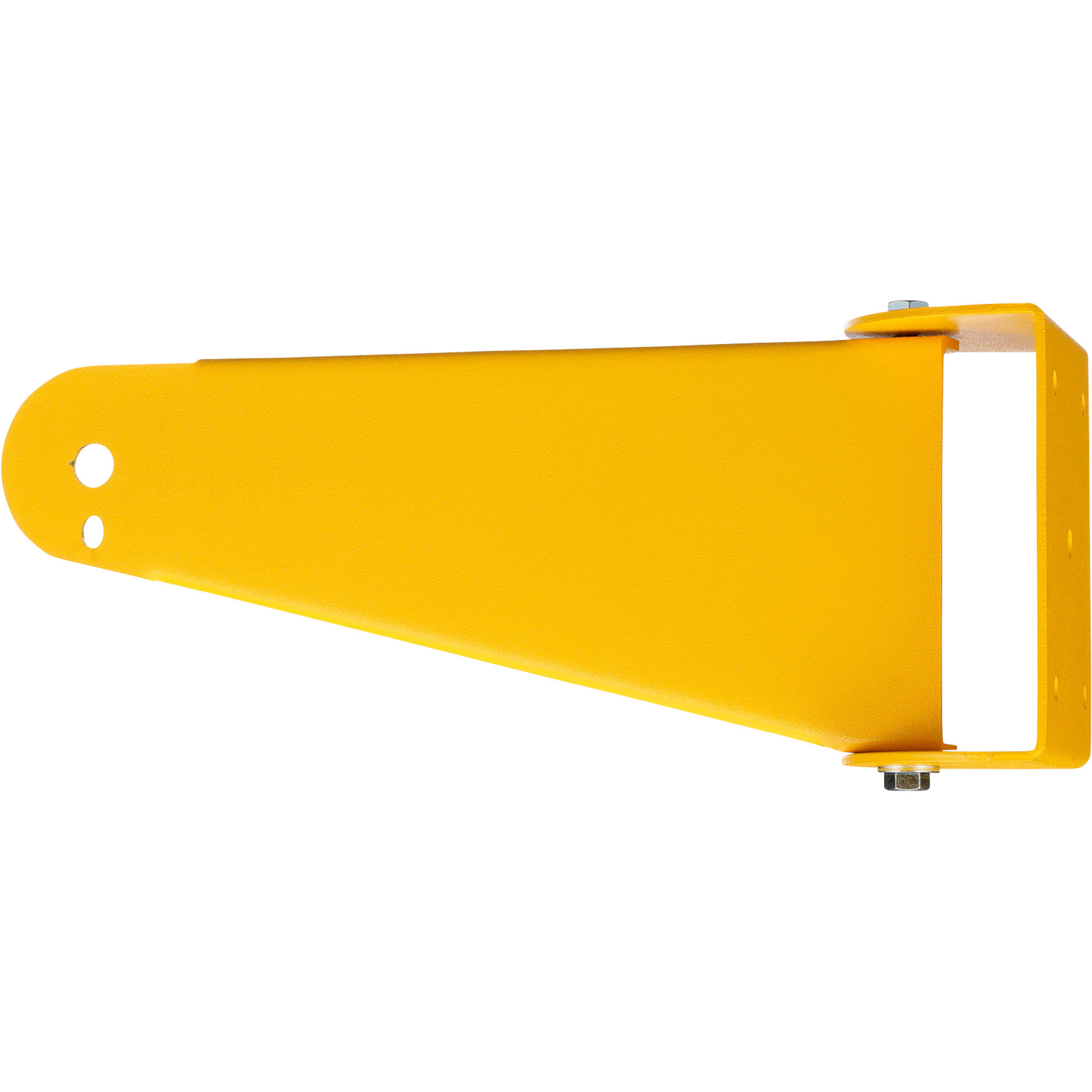 TPI Industrial Fan Head Wall Mount - Yellow, Compatible with Fan Heads, Steel Construction, Model# HDM-W
